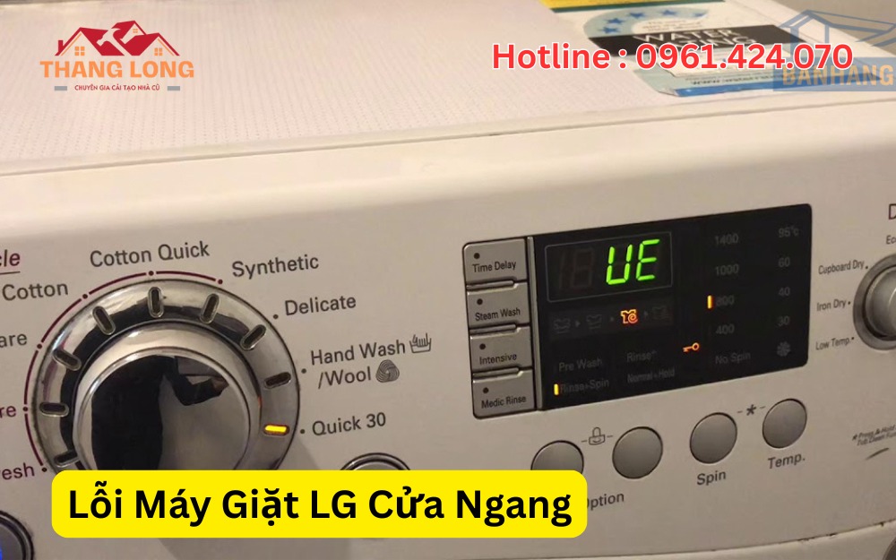Lỗi Máy Giặt LG Cửa Ngang