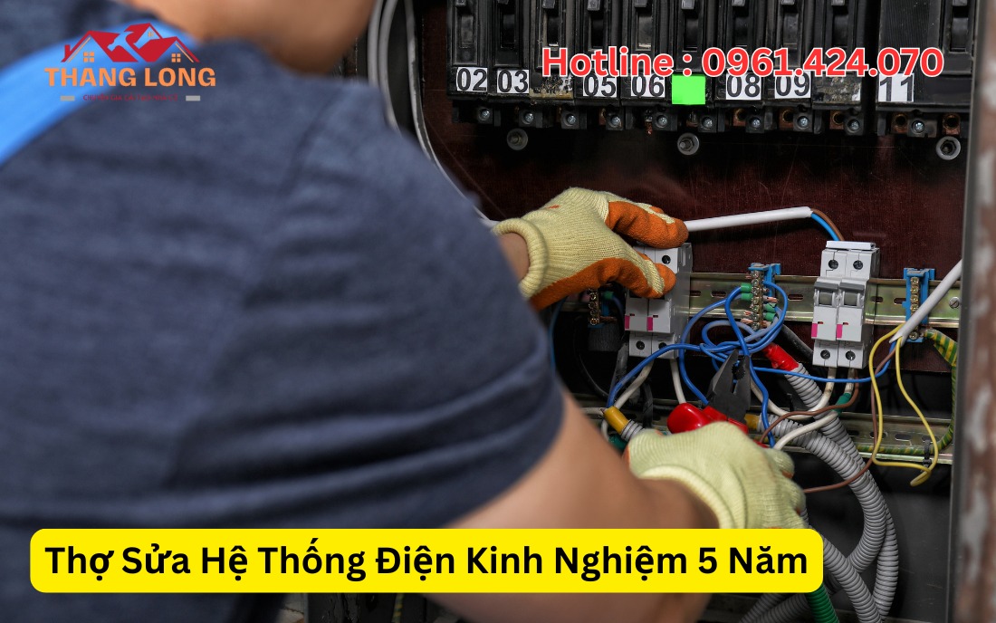Thợ Sửa Hệ Thống Điện Kinh Nghiệm 5 Năm