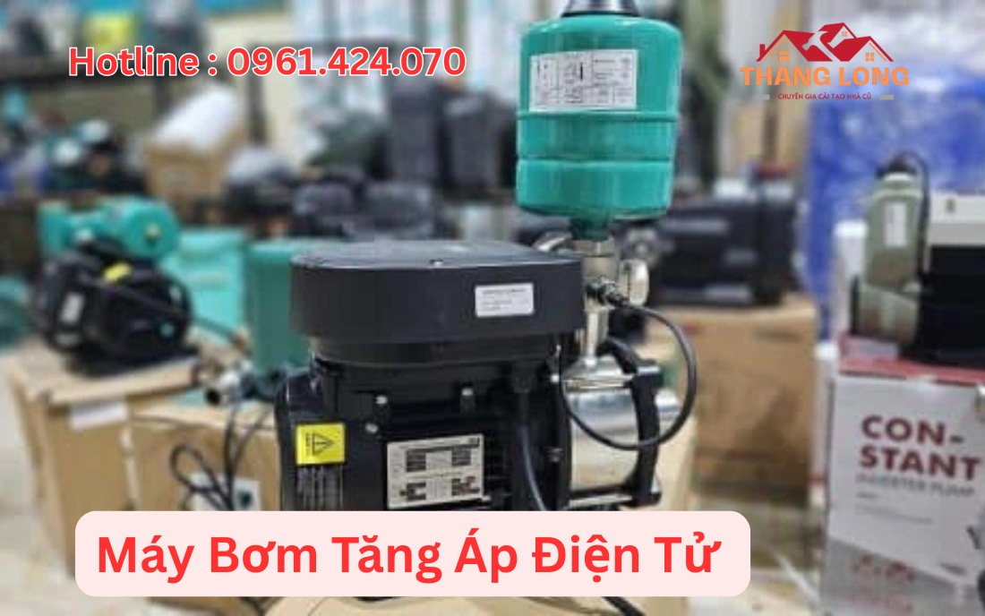 Máy Bơm Tăng Áp Điện Tử