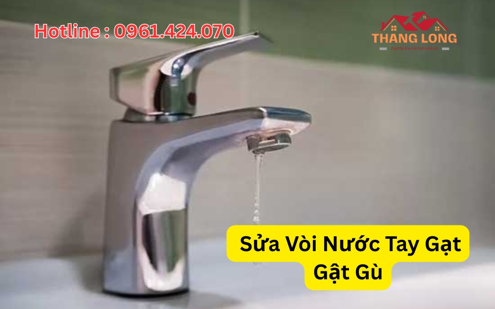 Sửa Vòi Nước Tay Gạt Gật Gù