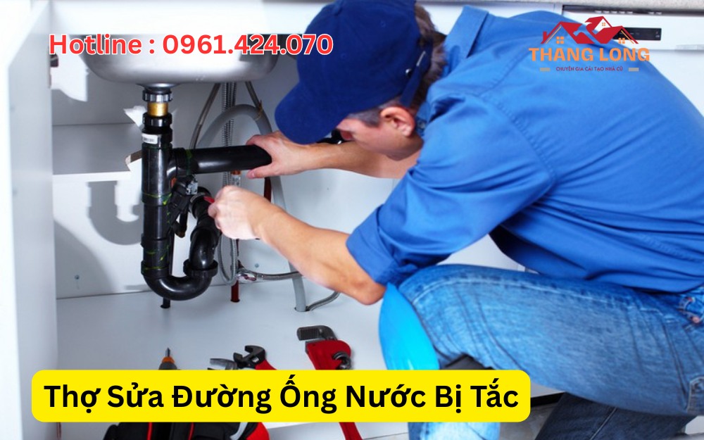 Thợ Sửa Đường Ống Nước Bị Tắc