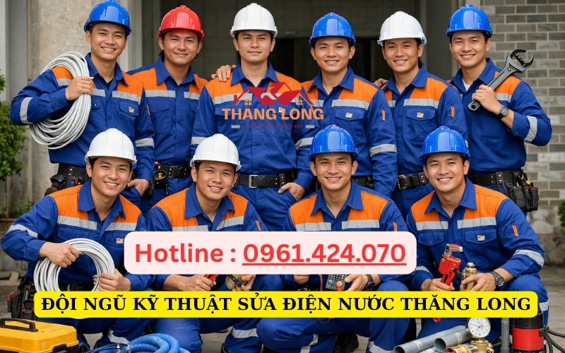 ĐỘI NGŨ KỸ THUẬT SỬA ĐIỆN NƯỚC THĂNG LONG