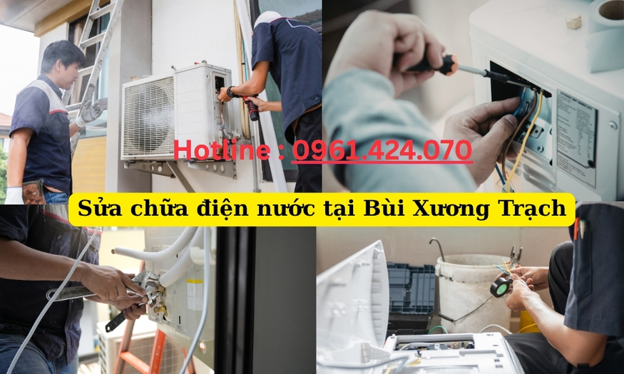 Sửa chữa điện nước tại Bùi Xương Trạch