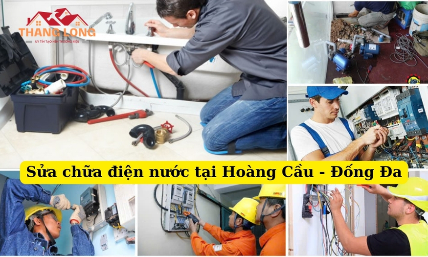 Sửa chữa điện nước tại Hoàng Cầu - Đống Đa
