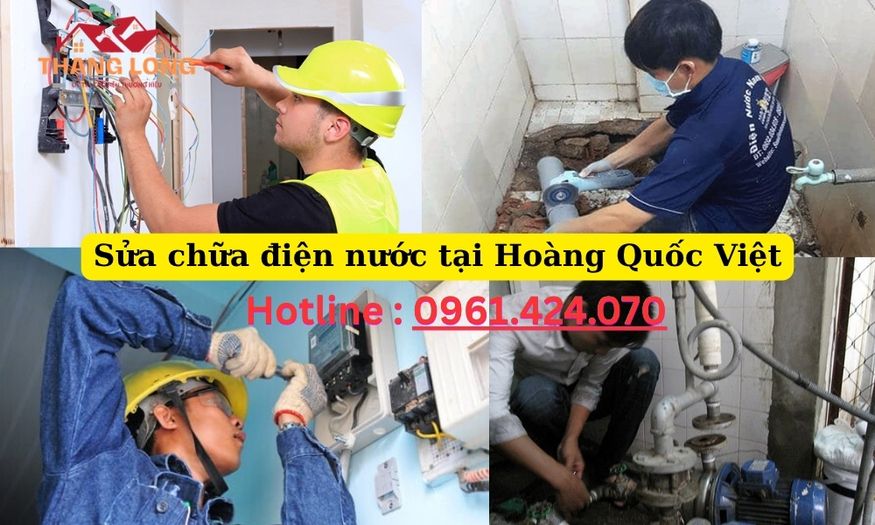 Sửa chữa điện nước tại Hoàng Quốc Việt