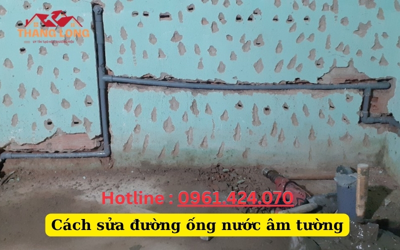 sửa đường ống nước âm tường