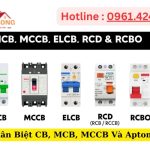 Phân Biệt CB, MCB, MCCB Và Aptomat