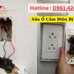 Sửa Ổ Cắm Điện Bị Cháy
