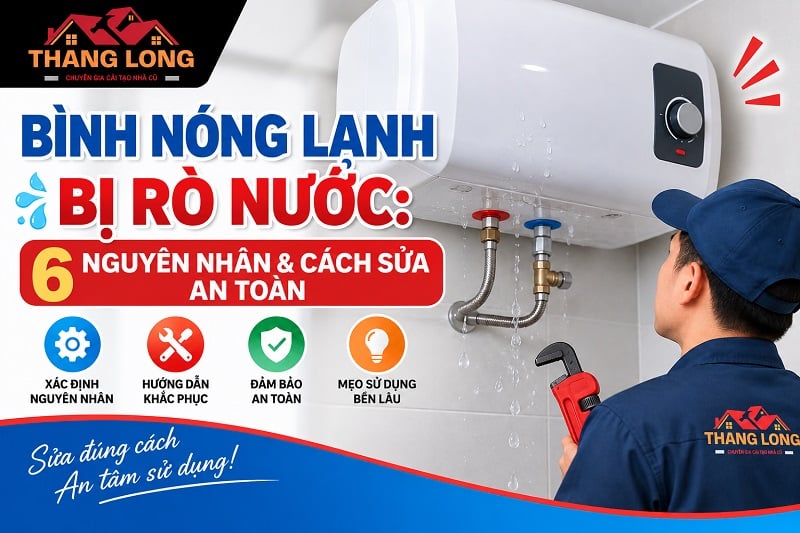 Bình Nóng Lạnh Bị Rò Nước